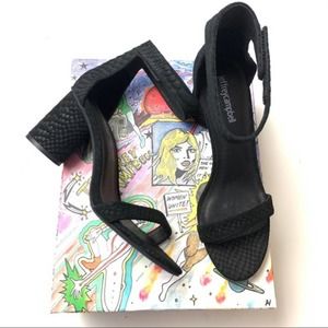 New Jeffrey Campbell Laura Suede Snake Heels